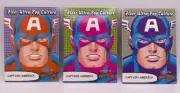 Fleer Ultra Wolverine Pop Culture Captain America Lot, All SP (1:36 Packs)