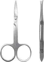e.l.f. On Point Brow Kit, Duo Of Pro-quality Eyebrow Scissors & Tweezers For Shaping Eyebrows, Great For Precise Shaping, Vegan & Cruelty-Free