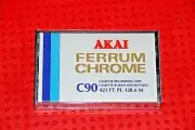 AKAI FERRUM CHROME C 90 TYPE III BLANK CASSETTE TAPE (1) (SEALED)