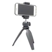 在飛比找PChome24h購物優惠-Mini TRIPOD 迷你三腳架 手機/相機兩用 桌上型腳