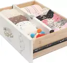 12 Pack White Adjustable Plastic Drawer Dividers Expandable Organizers for Kitch