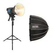 Zhiyun Molus B200 Bicolor LED Monolight with Zhiyun Parabolic Softbox Bundle