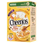 Nestle Honey Nut Cheerios Breakfast Cereals Less Sugar Kosher 410g