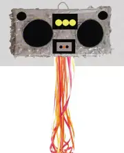 BOOM BOX Pinata Piñata BOOMBOX PULL STRING OR HIT birthday party games fiesta