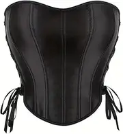 [Pitauce] Tube Tops for Women with Built in Bra Slim Sexy Crop Sequin Tops Going Out Strapless Tank Tops Y2K Bandeau Outfits