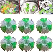 6PCS Hair Catcher Balls -w g Laundry Lint Remover Washing Balls Reusable Lint Remover Balls for