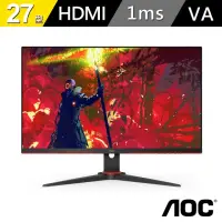 在飛比找momo購物網優惠-【AOC】27G2SE 27型 VA 165Hz 專業電競顯