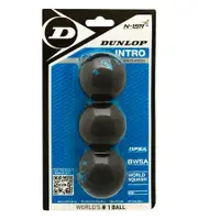 Dunlop Blue 3 Pack Squash Balls