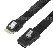Slim SAS 4.0 SFF-8654 4i 38pin to Mini SAS SFF-8087 Target Hard Disk Raid Cable