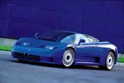 BUGATTI EB110 (1990s) Autophile Profile Cool Sports Car 24x36 Wall POSTER