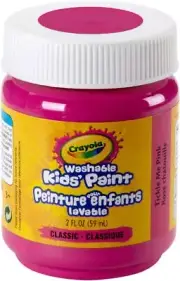 Crayola Washable Kid's Paint, Tickle Me Pink - 2 oz,1 Pack of 1 Piece