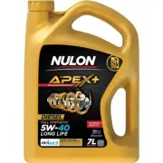 Nulon APEX+ 5W-40 Long Life Engine Oil 7L Full Synthetic APX5W40D2-7