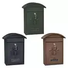 Mailbox Mail Mailbox with Secure Lock Decorative Letterbox 26x10x36cm