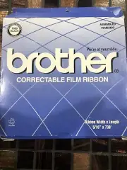 Brother Typewriter Correctable Film Ribbon Black Cartridges #7020 New