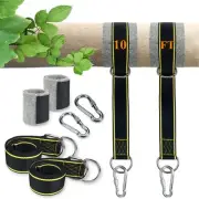 2 Pack 10ft Hammock Tree Straps Support Upto 3000Lbs for Camping Hiking