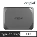 【CRUCIAL 美光】X9 PRO 4TB TYPE-C USB 3.2 GEN 2 外接式SSD固態硬碟(CT4000X9PROSSD9)