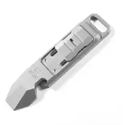 Hot Titanium Alloy Clicker Pry Bar Crowbar Fidget Toy Stress Relief Multi Tools