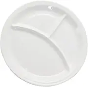 Ceramic Divided Kid Food Plate: Porcelain Divided Salad Plate Weight Loss Plates Portion Control Kid Dining Dishes for Adults Dinner Control Eating Plates 12in