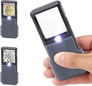Carson 5X MiniBrite LED Lighted Slide-Out Aspheric Magnifier with Protective Sleeve