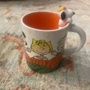 Zrike Brands PEANUTS SNOOPY PUMPKIN PATCH Ceramic Mug 18 ozs. - NEW 2024