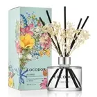 COCODOR Flower Reed Diffuser Set / 6.7oz / Clean Linen/Scent Diffuser with St...