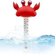 Temperature Meter, Cartoon Animals Floating Meter, Pool Accessory Easy-to-Read Display Water Temperature Gauge for Shower Spa Home Family Lake Children Indoor Outdoor Swimming Bathing