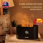 Air Humidifier Essential Oil Diffuser Bedroom Flame Shape Travel Mist Maker FV
