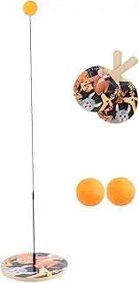 GANAZONO 1 Set Wooden Table Tennis Training Tool for Interactive Sports for Indoor and Material Enhances Hand Eye Coordination and Reflexes