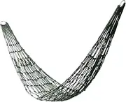 CulineformX Outdoor Rope Net Hammock, Portable Single Thick Mesh Hammock
