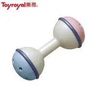 在飛比找PChome24h購物優惠-日本《樂雅 Toyroyal》北歐風可消毒啞鈴搖鈴