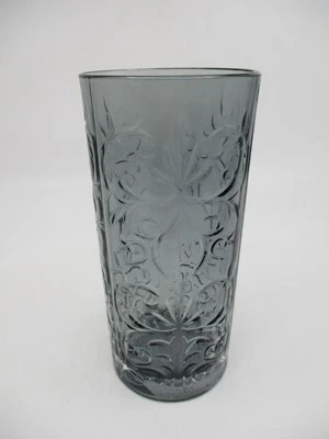 VIETRI BAROCCO SMOKE HIGHBALL / TUMBLER - 5 7/8" 0308J