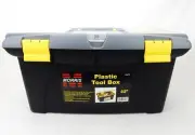 22" Tool Box, Plastic, Removable Tray, Parts Bins, Bit Storage, Morris #53416