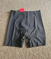 Spanx Thinstincts Girl Short Shapewear Size XL Very Black NEW $58