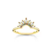THOMAS SABO Ring with sun beams and colourful stones