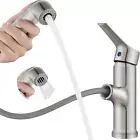 Bathroom Faucets with Pull down Sprayer,Single Handle Pull Out Bathroom Sink Fau