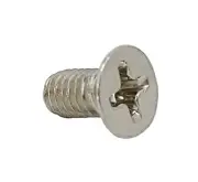 100PK M4 X 8mm - Phillips Flat Head Machine Screw (Countersunk) Carbon Steel