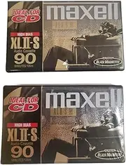 Maxell XLII-S 90 Minutes High Bias Cassette Tape (2 Pack)