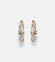 [Spinelli Kilcollin] Spinelli Kilcollin Zahra sterling silver earrings with diamonds One Size silver