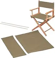 Directors Chair Replacement, Chair Cover Dustproof Waterproof Oxford Cloth Replacement Cover, Director Chair Accessories Covers Replacement Set for Home Director Chair