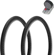 24 x 1 3/8 Inch Honeycomb Pattern Solid Rubber Tyre for Pushchair Trolley Tyre Puncture Proof