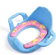 Hohopeti 4pcs Toilet Seat for Boys and Girls Boy Girl's Potty Mat Training Seat Cushion Portable Toilet Easy to Install Random Color