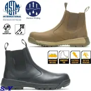 BATES Men's Chelsea Work Boots Composite or Soft Toe Moisture Wicking Breathable