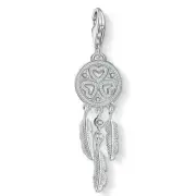 CC1424 THOMAS SABO SILVER C/CLUB DREAMCATCHER CZ CHARM