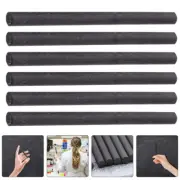 12 Pcs Electrode Carbon The Stirring Fiber Graphite Crucible Bar