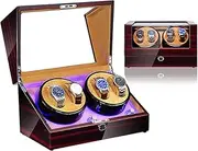 Watch Winder Automatic Man Women Storage Display Rotating Case Motor(C,2+0) LWX