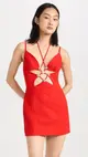 [Area] Star Cutout Mini Dress