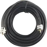 WATIIFUFU Coax Cable Uhf Extension Line Feet Low Loss Ohm Radio Connectivity for Antenna