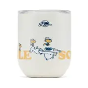 Snoopy Peanuts Beagle Scouts 350ml Ivory Tumbler Cup Stainless Steel Steel Mug