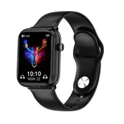 Smart Watch X8 TWS Bluetooth Headset Wireless Earphones Two in One 1.69inch Call Music Sport Band Smartwatch - Black