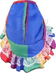 ERINGOGO Pride Month Rainbow Sun Protection Hat for Dogs Cats Lightweight Summer Cap for Small Pets for Outdoor Activities Dress Up